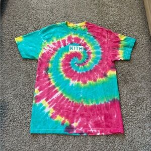 KITH Treats Authentic Size L Tie Dye Box Logo Shirt  Streetwear